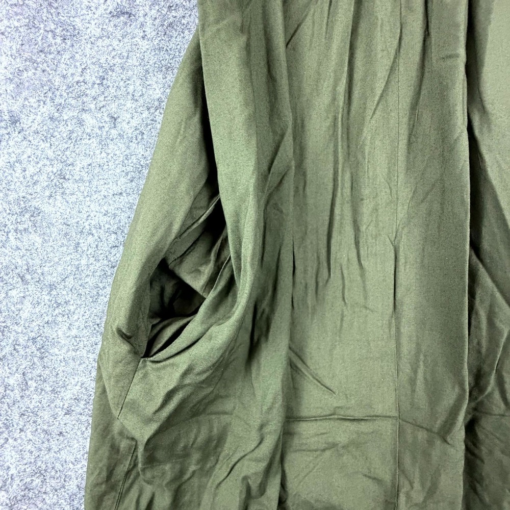 En Creme Jumpsuit Women Large Green Baggy Boho Festival Wide Leg Cropped Flowy - Picture 6 of 7